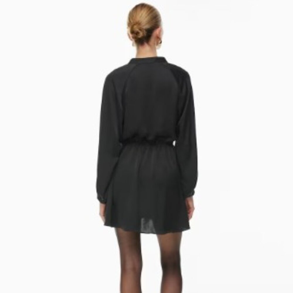 BABATON - Lexington Black Satin Dress - 2XS - Picture 4 of 17